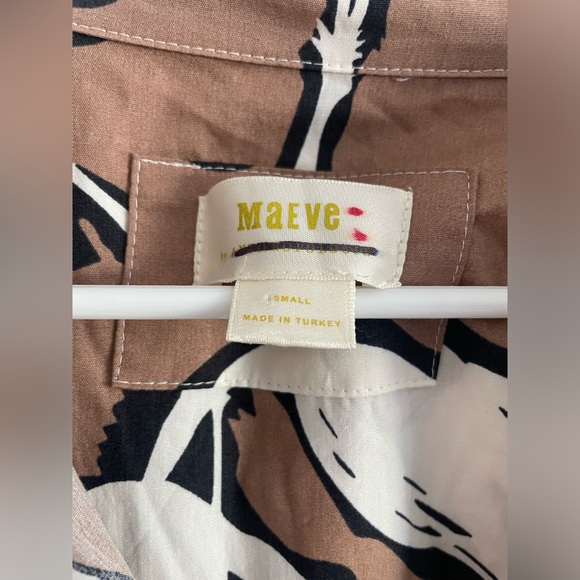 Anthropologie Maeve The Soren Long-Sleeve Midi Shirt Dress - Picture 7 of 7